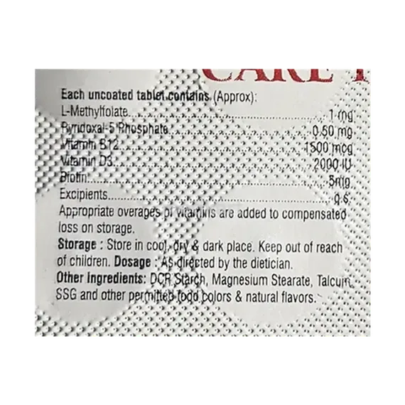 care 12 d3 tablet 10's